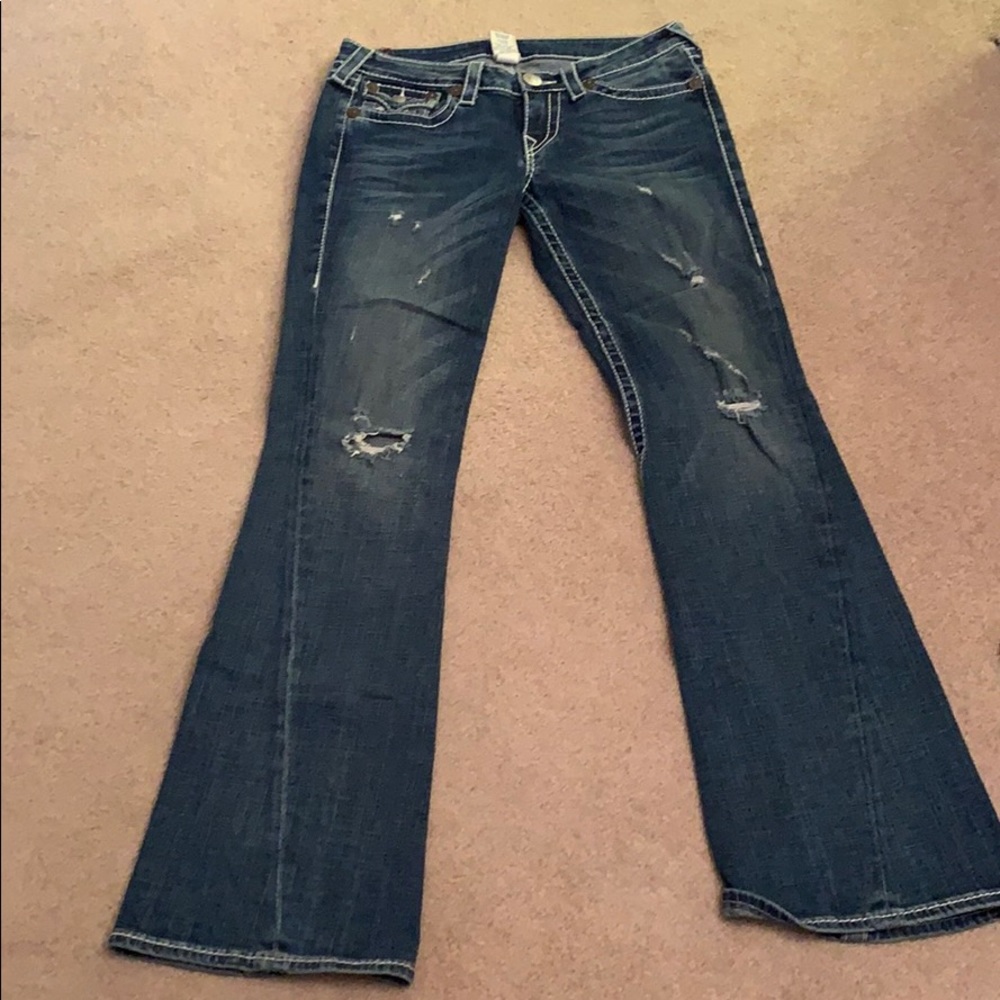 True Religion Rainbow Joey jeans